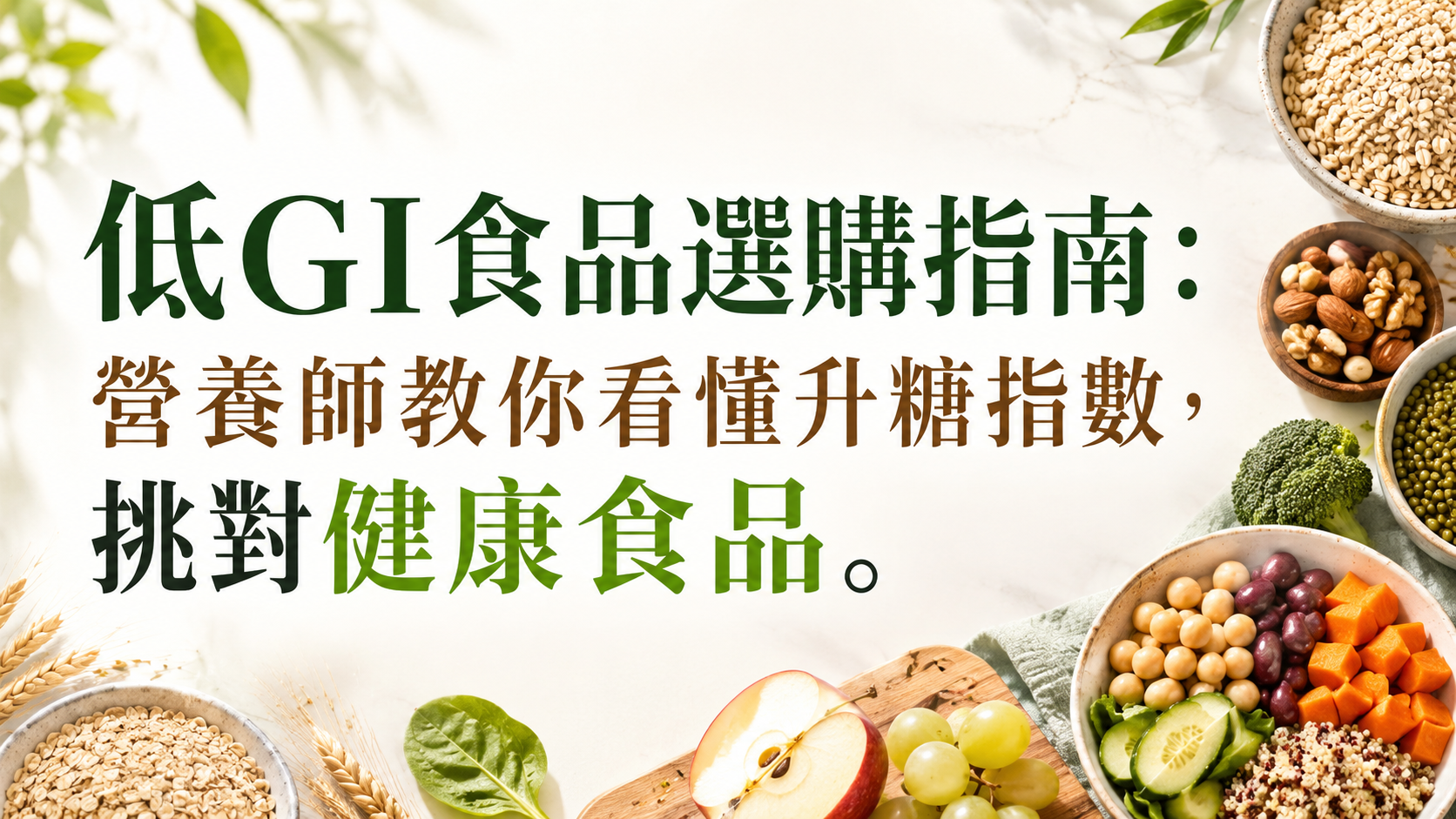低GI與血糖控制